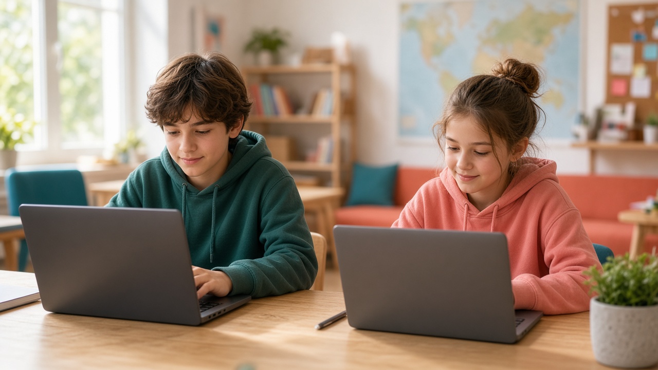 Copii la atelierele Code Maker Club